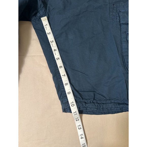 New Men's Ochenta Navy Blue Multiple Pocket Cargo Shorts Size‎ 40 - Picture 6 of 7